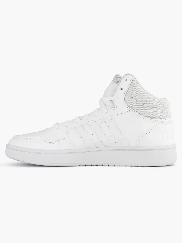 Heren adidas Witte Hoops 3.0 Mid