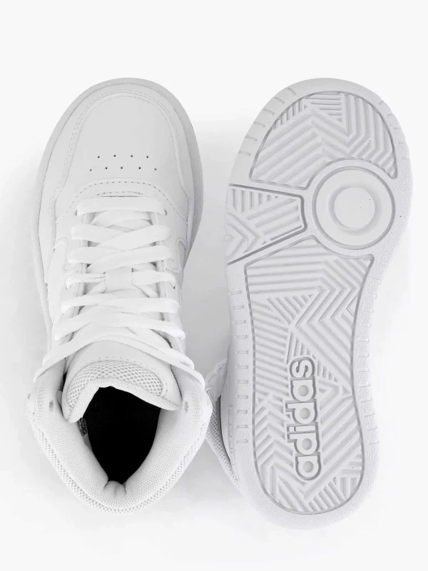 Kinderen adidas Witte Hoops Mid 3.0 K