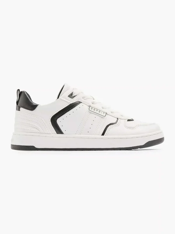 Dames Esprit Witte Lage Sneaker
