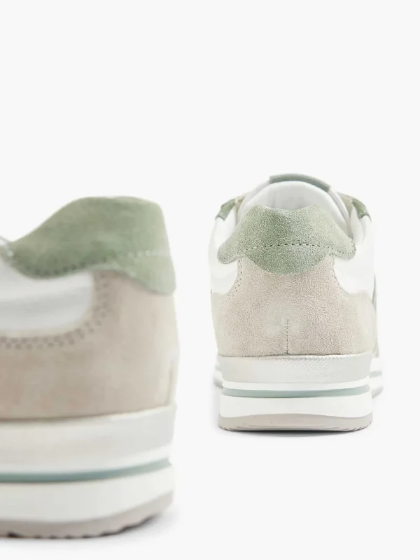 Dames Medicus Witte Leren Comfort Sneaker