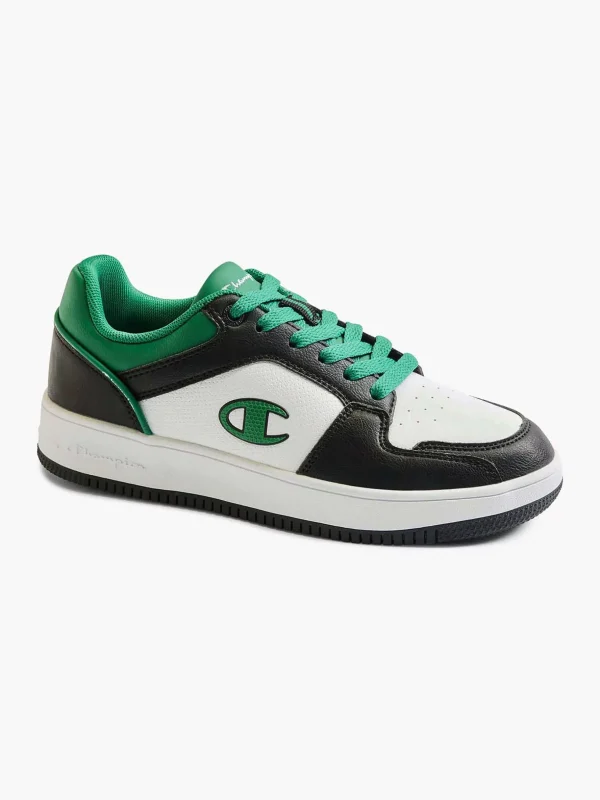 Kinderen Champion Witte Low Cut Shoe Rebound 2.0