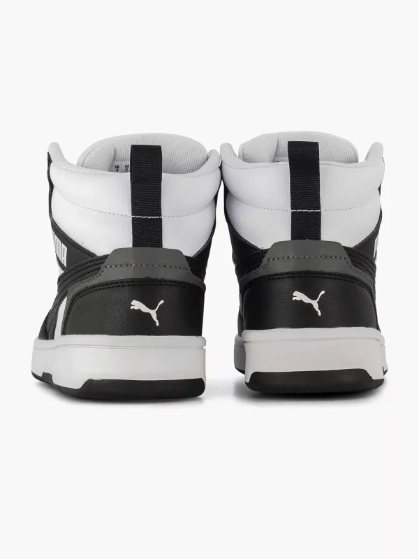 Kinderen Puma Witte Rebound V6 Mid Jr
