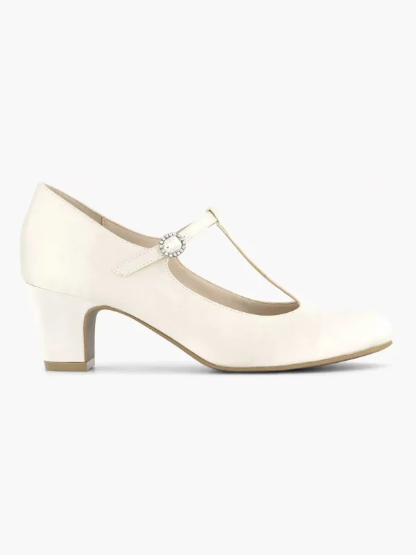 Dames Graceland Witte Pump