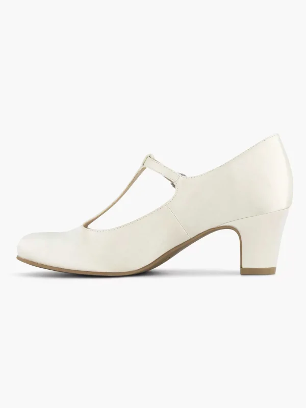 Dames Graceland Witte Pump