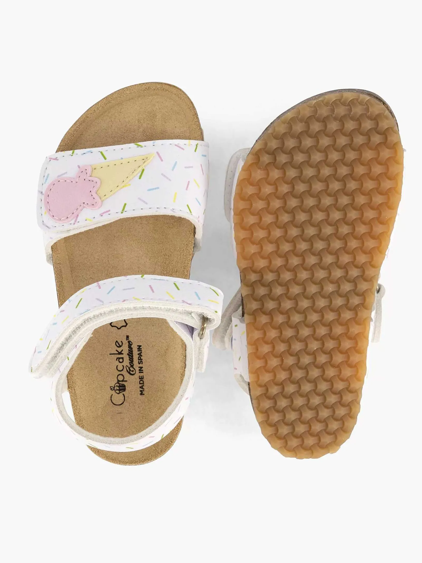witte_sandaal_ijsje_1.webp Kinderen Cupcake Couture Witte Sandaal Ijsje