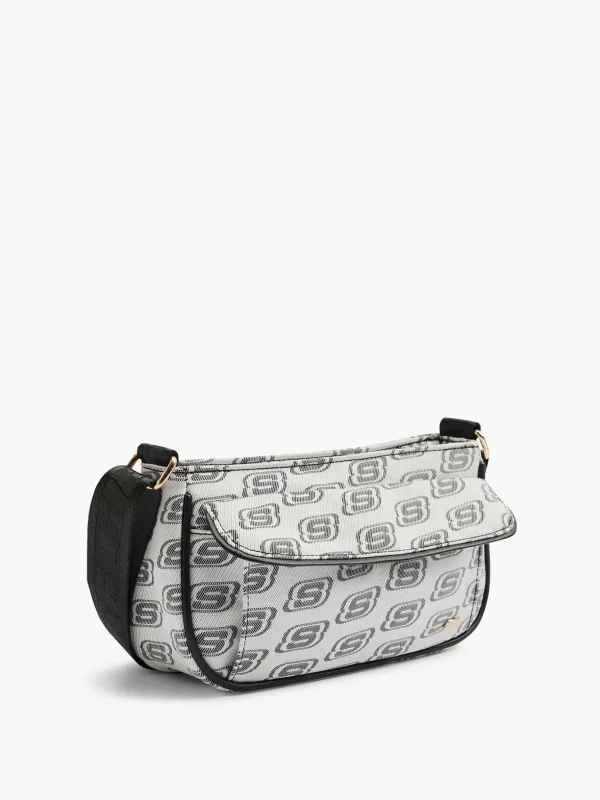 Dames Skechers Witte Schoudertas