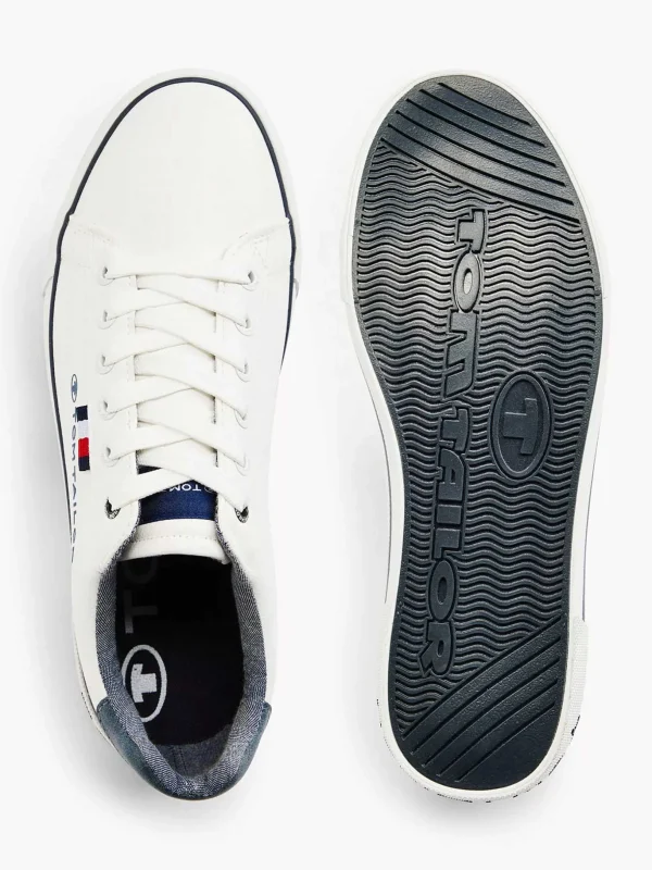 Heren TOM TAILOR Witte Sneaker