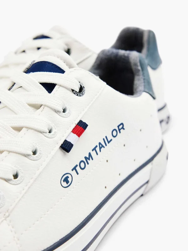 Heren TOM TAILOR Witte Sneaker