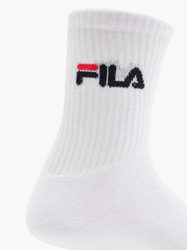 Heren FILA Witte Sportsok 3 Pak