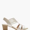 Dames Graceland Zilveren Sandalette