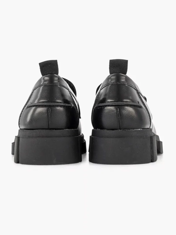 Dames Graceland Zwarte Chunky Loafer