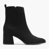 Dames Graceland Zwarte Enkellaars Hak