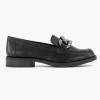 Dames Graceland Zwarte Loafer Sierketting