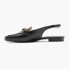 Dames Graceland Zwarte Platte Slingback Sierketting