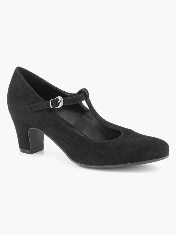 Dames Graceland Zwarte Pump Gesp