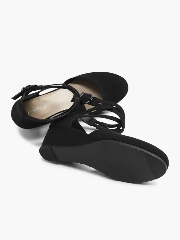Dames Graceland Zwarte Pump Gesp