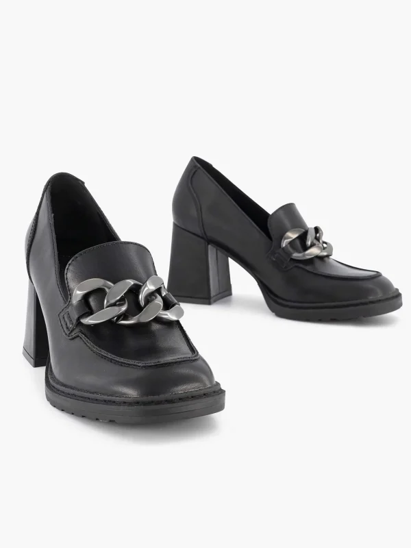 Dames Oxmox Zwarte Pump Sierketting