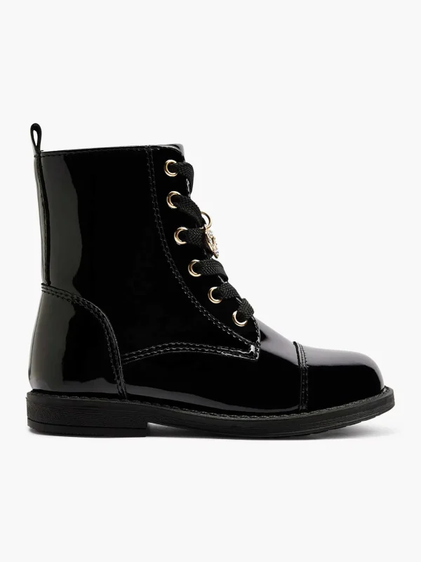 Kinderen Graceland Zwarte Veterboot Lak