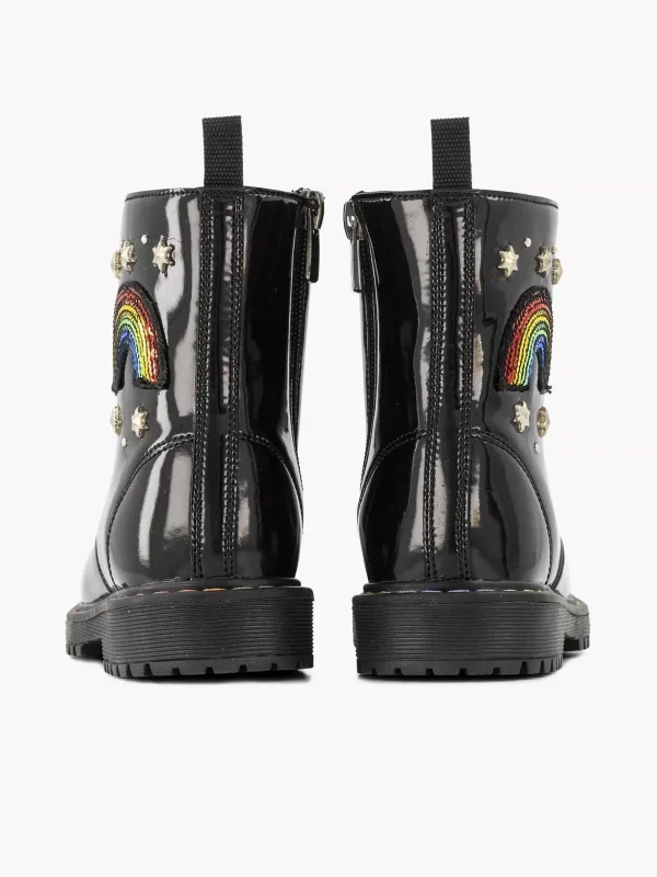 Kinderen Graceland Zwarte Veterboot Regenboog